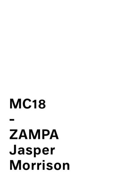 MC18 - Zampa Collection By Jasper Morrison For Mattiazzi